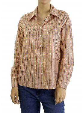 Camicia fantasia in cotone